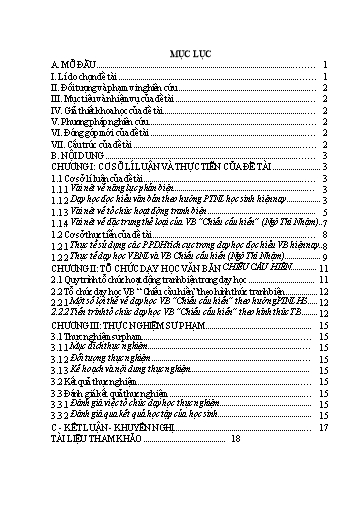 SKKN Tổ chức dạy học đọc hiểu văn bản “Chiếu cầu hiền” (Ngô Thì Nhậm) theo hình thức tranh biện nhằm phát triển năng lực phản biện cho học sinh